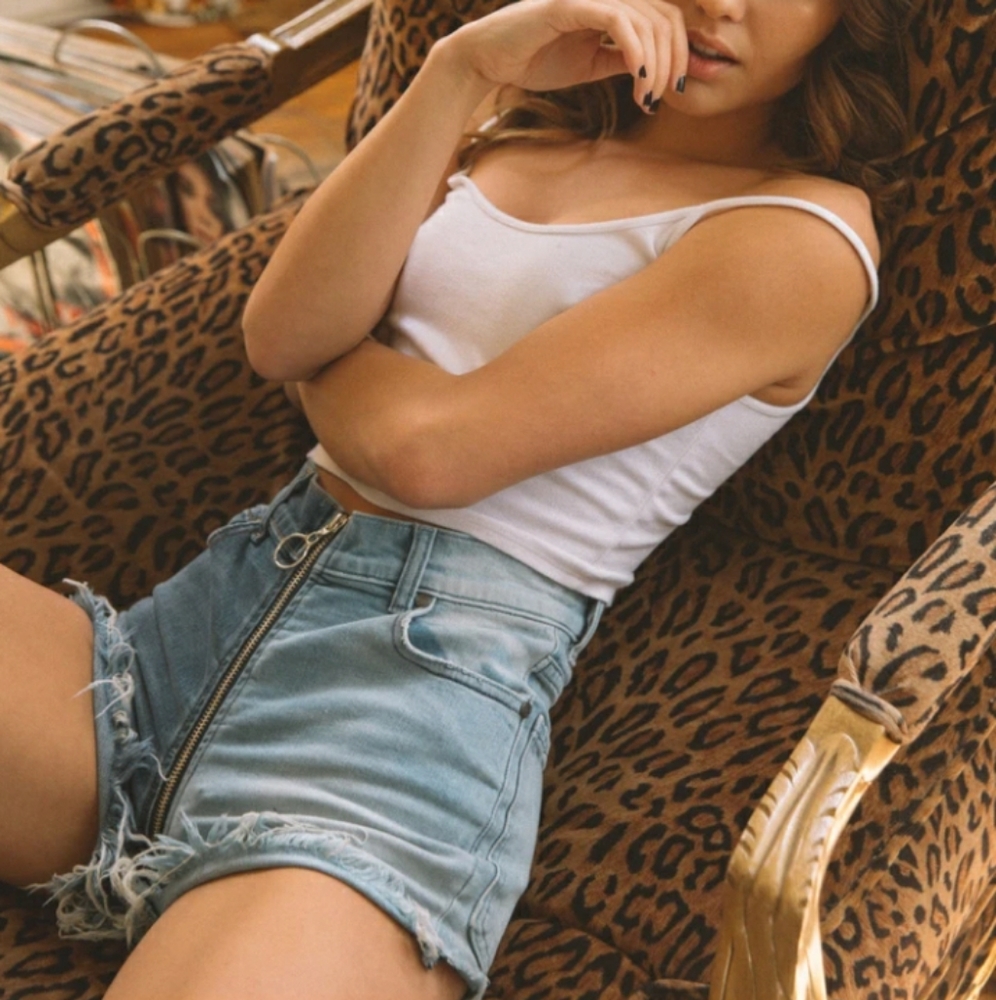 Denim shorts